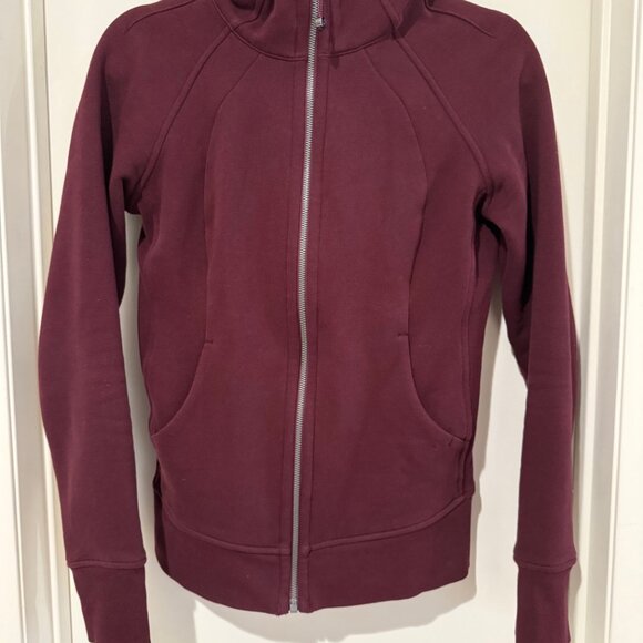 Lululemon Maroon Zip Hoodie & Pants - Picture 5 of 10